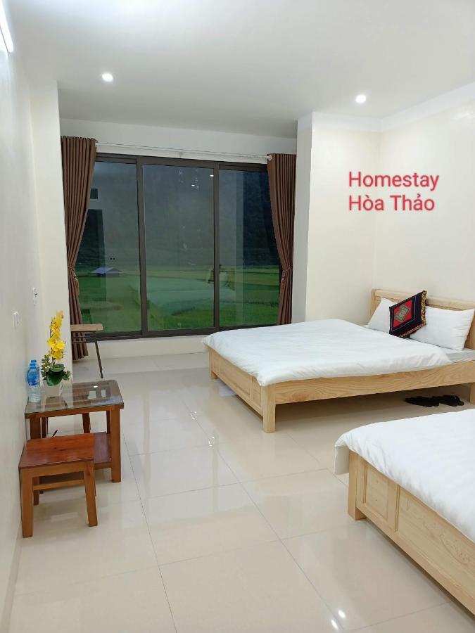 Homestay Hoa Thao Mu Cang Chai Esterno foto